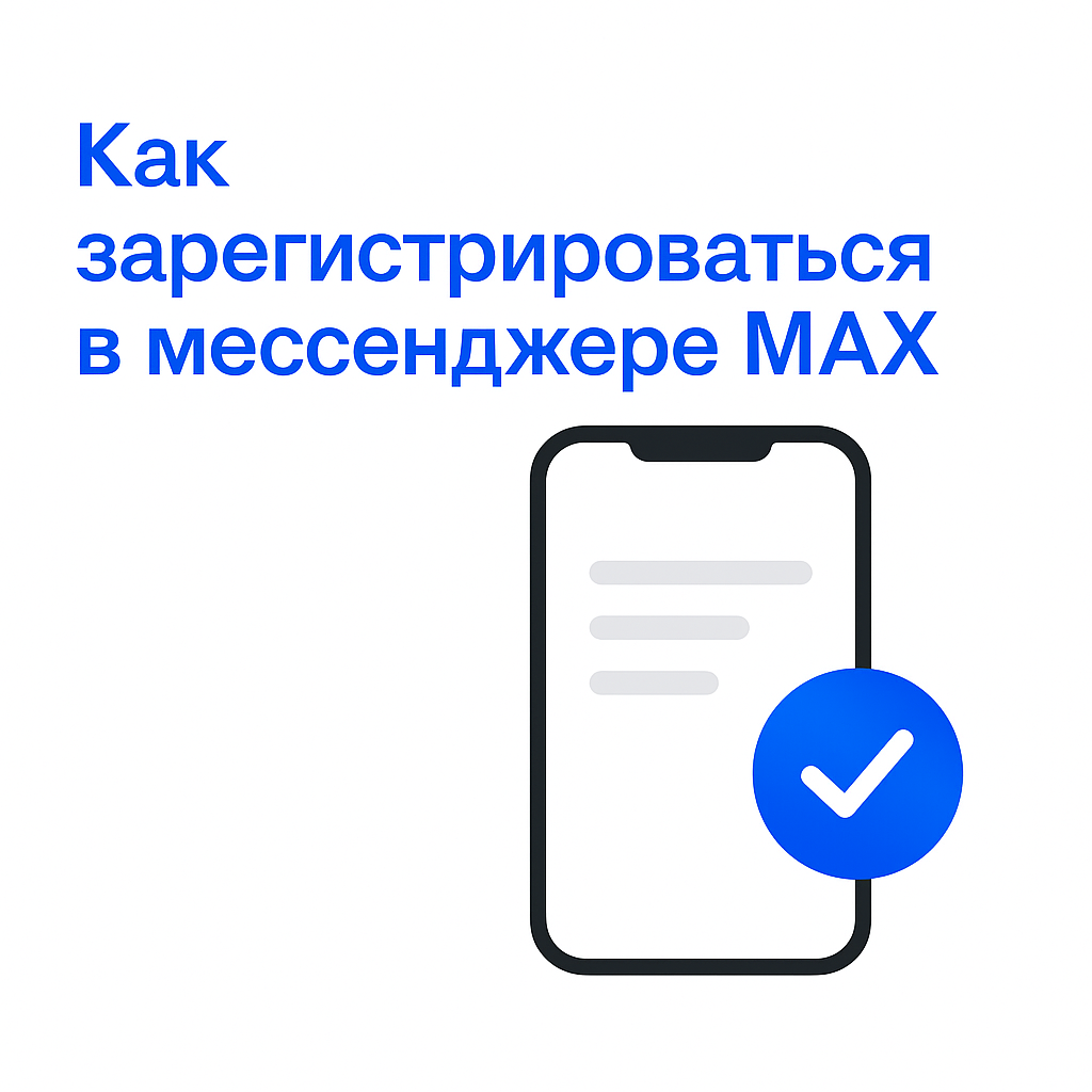Как зарегистрироваться в мессенджере MAX