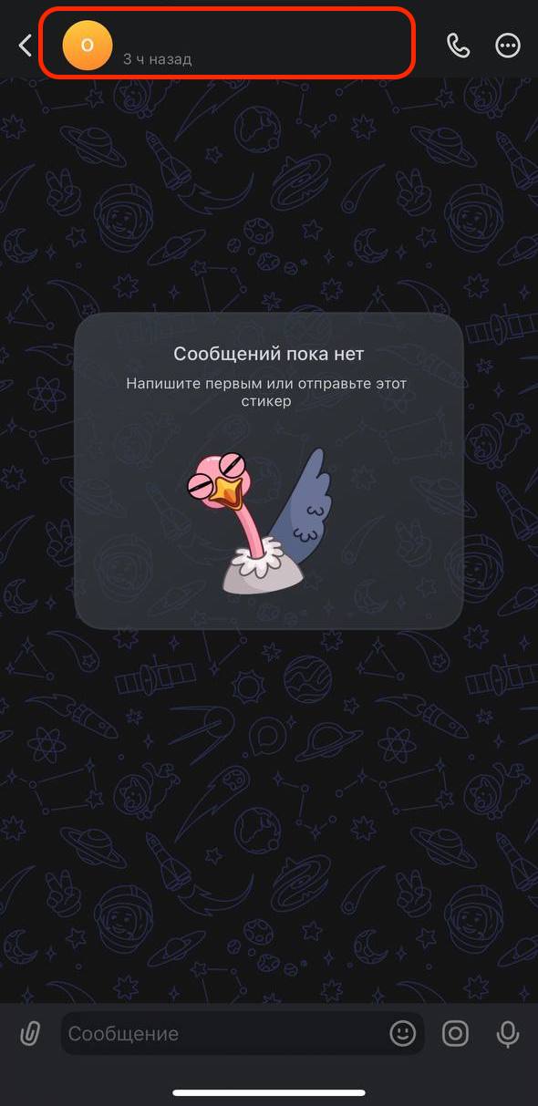 пример профиля в MAX